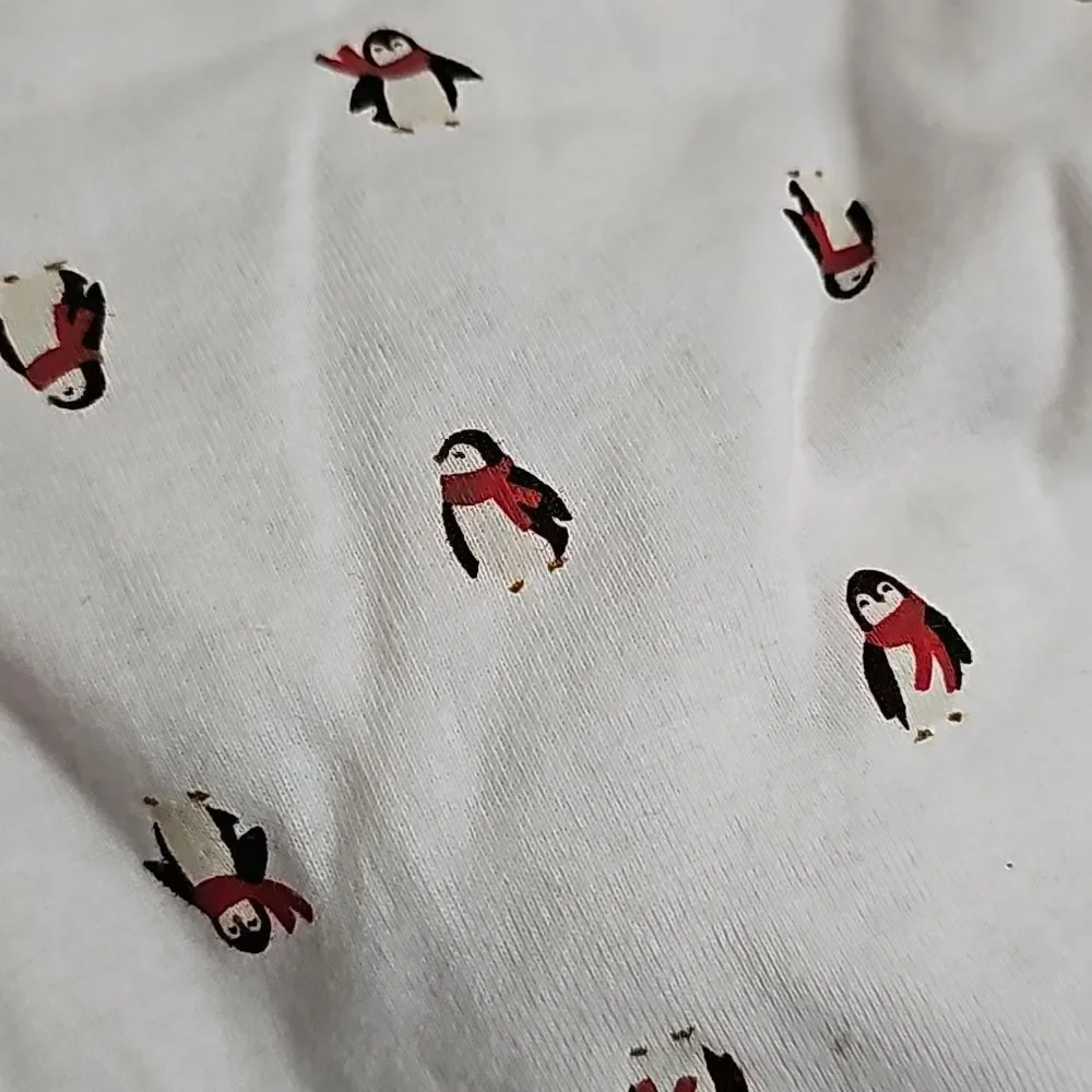 Carter's 3 Piece Set Penguin Bodysuits Pants Mommy's Cool Dude Red White Grey 6M
